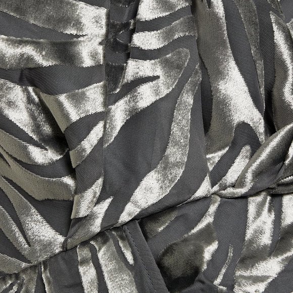 IRO Nimas one-sleeve draped devoré-velvet mini dress - Picture 3 of 15